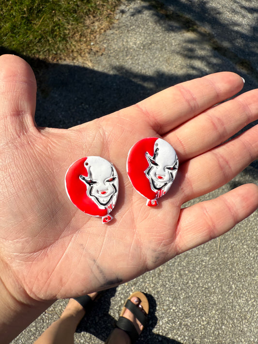 Clown earrings - see description