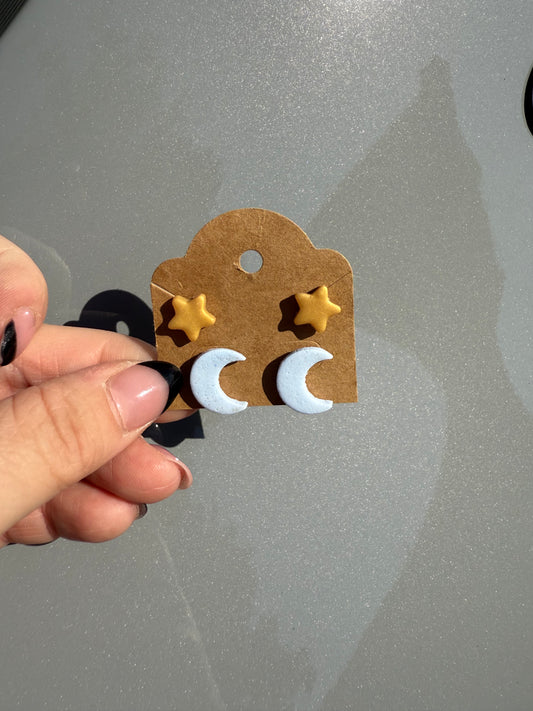 Moon and stars- last pair!!
