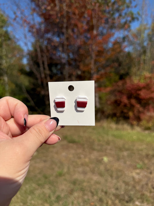 Coffee cup studs